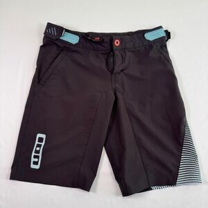 ION Traze Surf Shorts Mens 38 Black Traze Wakeboard Board Shorts Stretch Tech